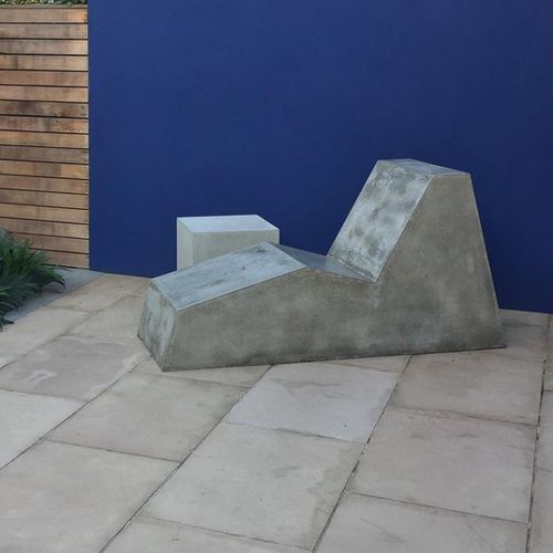 Современный садовый шезлонг - TAKE A NAP - Living Concrete Ltd - из бетона / для интерьера
