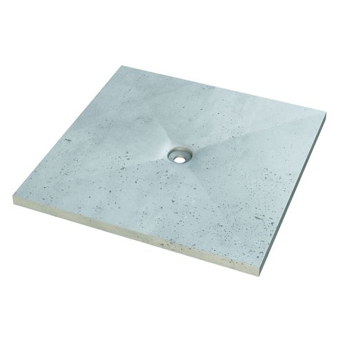 Квадратный душевой поддон - CONCRETE - Living Concrete Ltd - напольный / из бетона
