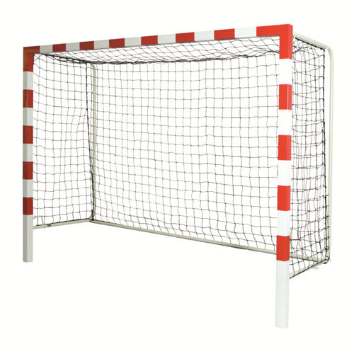 Ворота для гандбола для соревнований - S16236 - SODEX SPORT - из оцинкованной стали / закрепленное в гильзах / белое/красное