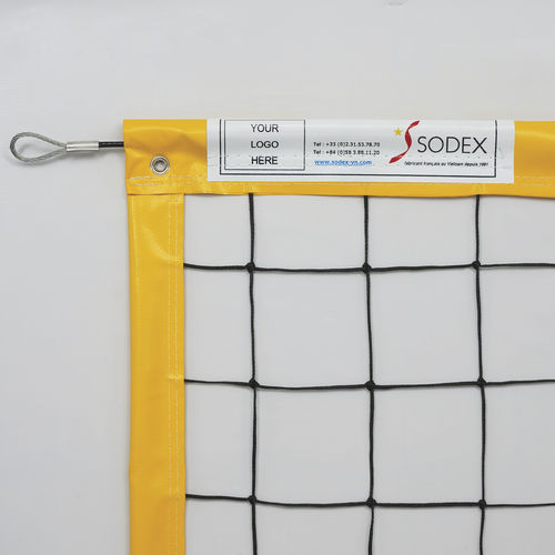 Волейбольная сетка из ПЭНД - S32856 - SODEX SPORT - черная / 3 мм / для соревнований