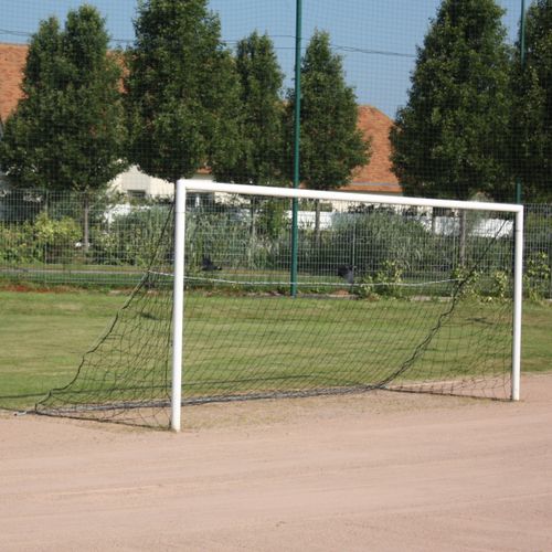 Футбольные ворота из оцинкованной стали - S12101 - SODEX SPORT - фиксированное / закрепленное в гильзах / белое