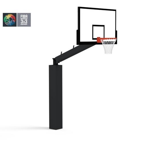 Баскетбольная корзина для наружного применения - S14130PZN - SODEX SPORT - 3x3 / с основанием для крепления / из оцинкованной стали