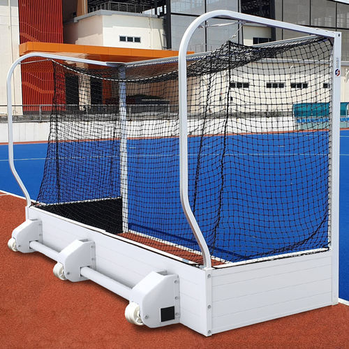 Ворота для хоккея из алюминия - S22261 - SODEX SPORT - с колесами / белое / с порошковым покрытием