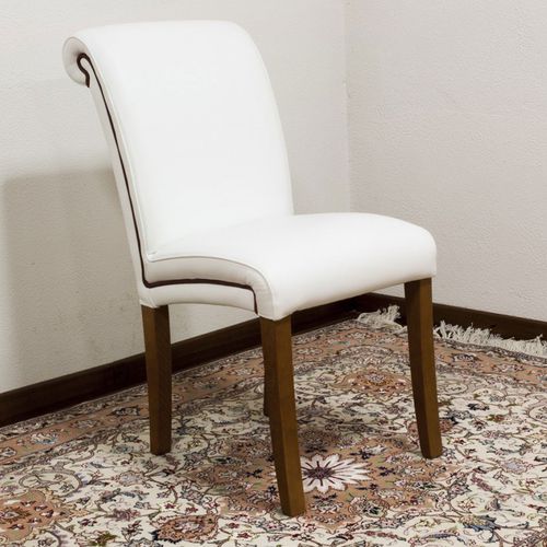 Классический cтул для столовых - MOCASSINA - VAMA Divani - для интерьера / из ткани / из кожи