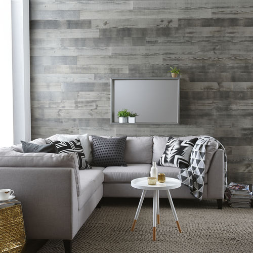 Декоративная панель для настила - DRIFTWOOD GREY - TIMBERWALL - настенная / для внутренней компоновки / из дерева