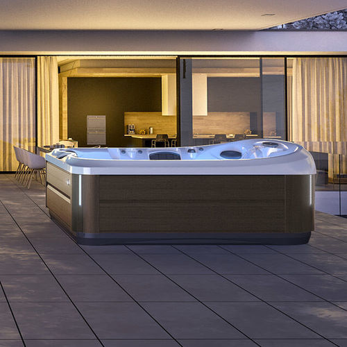 Каркасная спа-ванна - J-495™ - JACUZZI - прямоугольная / угловая / 9 мест
