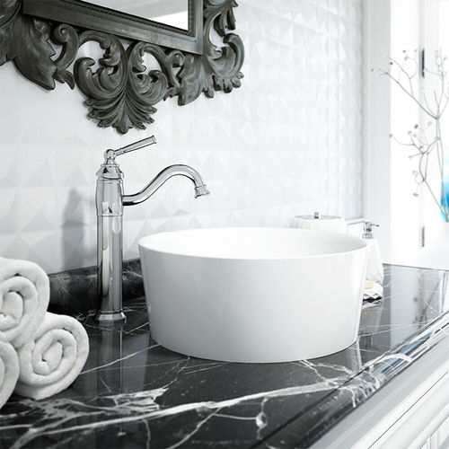 Настольная раковина - LEONORA®  - JACUZZI - из Solid Surface / глянцевая / круглая