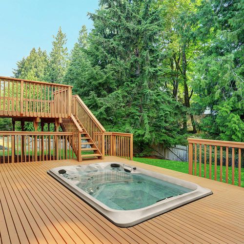 Встраиваемый плавательный спа-бассейн - J-16 POWERACTIVE™ - JACUZZI - прямоугольный / 4 места / из акрила