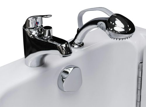 Однорычажный смеситель для ванны - FAST-FILL™ - JACUZZI - настольный / из хромированного металла / для ванной комнаты