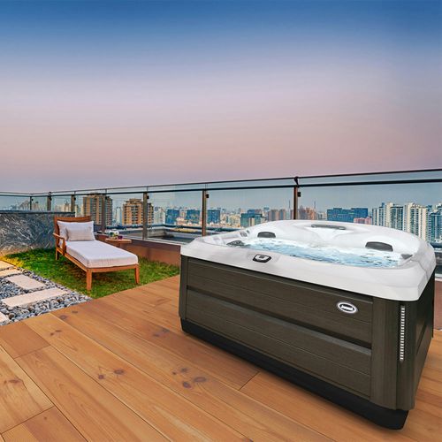 Каркасная спа-ванна - J-475™ - JACUZZI - прямоугольная / 7 мест / из акрила