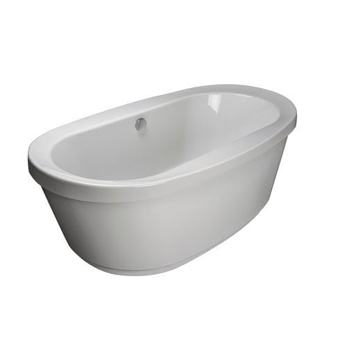 Овальная ванна - INIZIO™ - JACUZZI - островная / для жилых зданий / из акрила