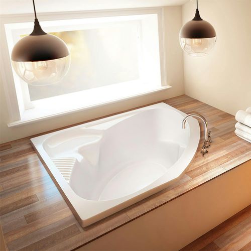 Угловая ванна - CAPELLA® - JACUZZI - встроенная / для жилых зданий / из акрила