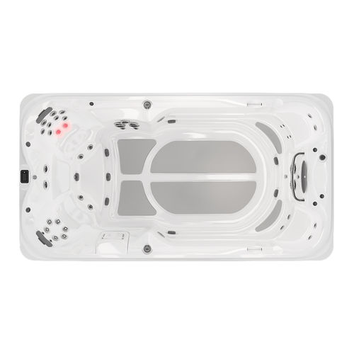 Встраиваемый плавательный спа-бассейн - J-14 POWERACTIVE™ - JACUZZI - прямоугольный / 1 место / из акрила