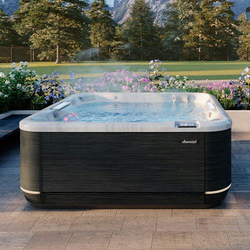 Каркасная спа-ванна - J508L&trade; - JACUZZI - квадратная / семь мест / из акрила