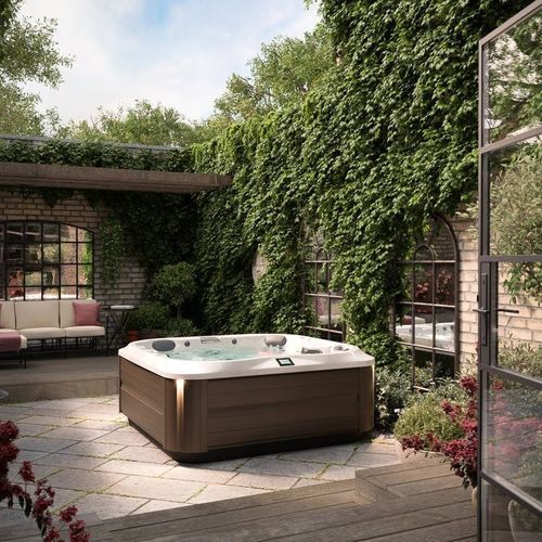 Каркасная спа-ванна - J-335&trade; - JACUZZI - квадратная / 6 мест / из акрила