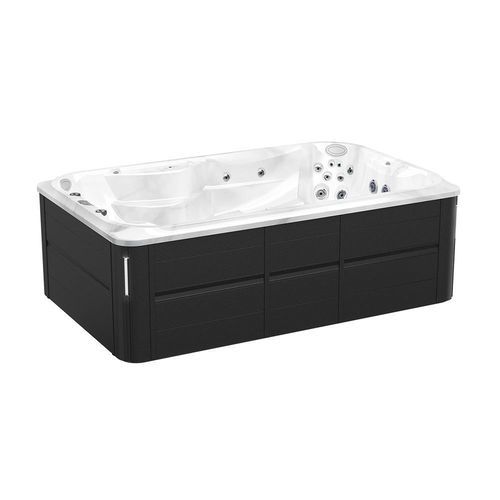 Каркасный плавательный спа-бассейн - J-12 FLOW&trade; - JACUZZI - прямоугольный / 8 мест / из акрила