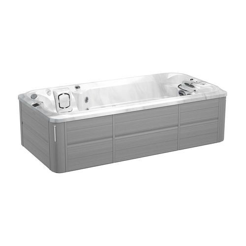 Каркасный плавательный спа-бассейн - J-16 POWERPRO&reg; - JACUZZI - прямоугольный / 4 места / из гальванизированной стали