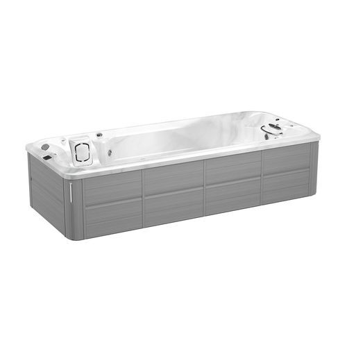 Каркасный плавательный спа-бассейн - J-19&trade; POWERACTIVE&reg; - JACUZZI - прямоугольный / четыре места / из гальванизированной стали