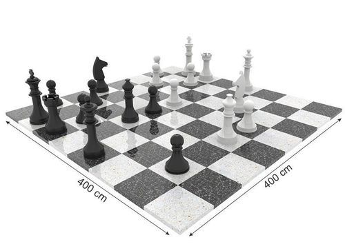 Стол для игры в шахматы для улицы - 162 - Encho Enchev - ETE - современный / для игровой площадки / для общественных мест