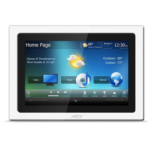 Сенсорный экран для многофункциональной домашней электроники - KX10 - Remote Technologies Incorporated (RTI) - для мультимедийных систем / для безопасности / настенный