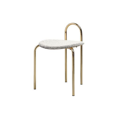 Современный табурет - MICHELLE - SP01 design - из ясеня / из формованной фанеры / с основанием из стали
