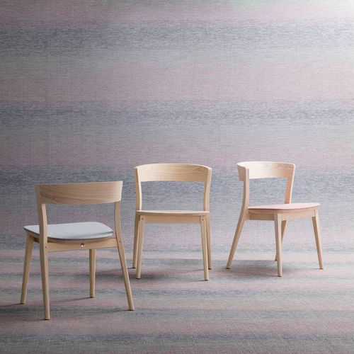 Современный cтул для столовых - CLARKE - SP01 design - для интерьера / из ткани / из кожи