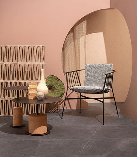 Современный cтул - JEANETTE LOUNGE - SP01 design - для сада / для интерьера / из ткани