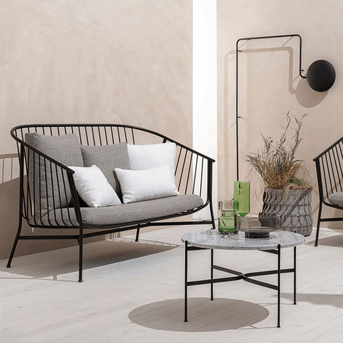 Современный диван - JEANETTE - SP01 design - для сада / из ткани / из кожи