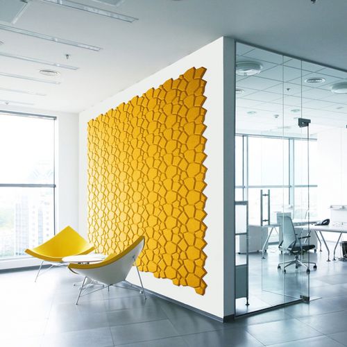 Покрытие для стен для внутреннего пространства - BEEHIVE - Muratto - из пробкового дерева / 3D / с размерным эффектом
