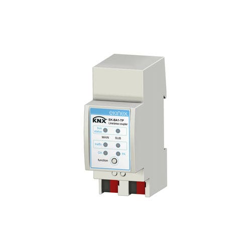 Линейный блок для протокола KNX - EK-BA1-TP - ekinex® - на DIN-рейке