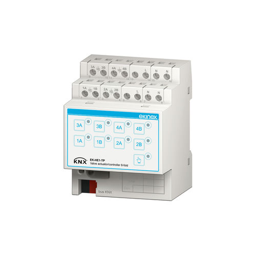 Исполнительный модуль на DIN-рейку - EK-HE1-TP - ekinex®