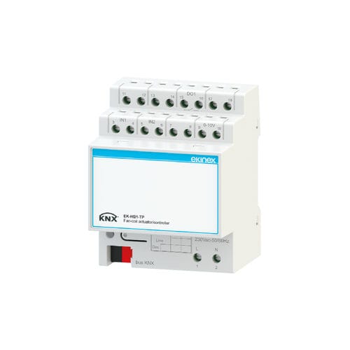 Клавиатура устройства управления для вентиляционной системы - EK-HB1-TP - ekinex® - для системы обогрева / для протокола KNX