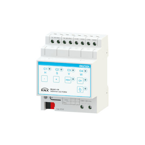 Регулятор света на DIN-рейке - EK-GC1-TP - ekinex® - для протокола KNX