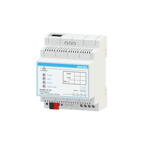 Шлюзовый блок интерфейса - EK-BM1-TP-20 - ekinex® - на DIN-рейке / для протокола KNX
