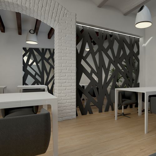 Настенная декоративная панель - LATTICE IBIZA - DEMAMBA - для перегородки / для внешнего благоустройства / из дерева