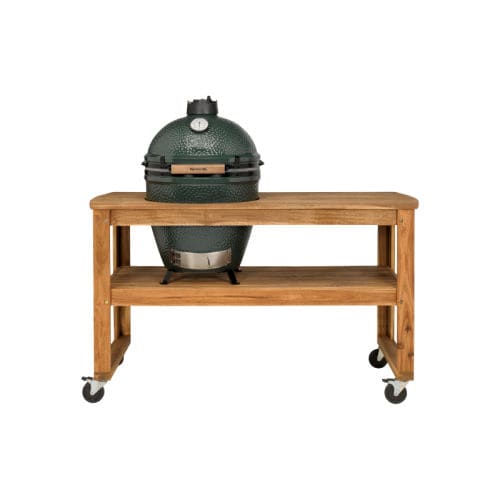 Современный стол - 118264 - Big Green Egg - дерево / из акации / с основанием из лиственных пород