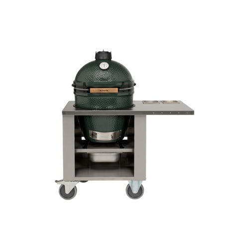 Современный стол - Big Green Egg - из нержавеющей стали / с основанием из нержавеющей стали / прямоугольный