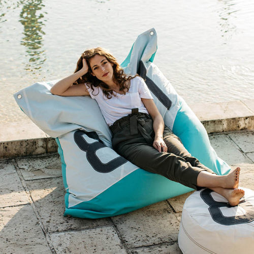 Современное кресло-мешок - Maxi Summer Time - 727 sailbags - из ткани / со съемным чехлом / 100% переработанное