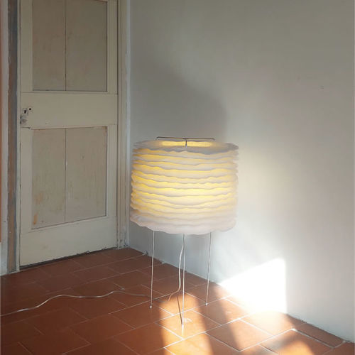 Напольная лампа - MILLEFEUILLES - JeanLuc Mare luminaires - из металла / из бумаги / современная