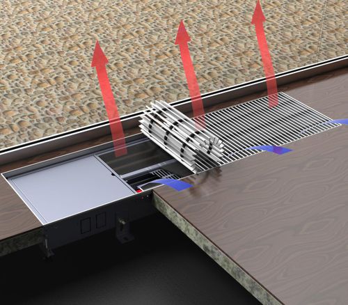 Электрический конвектор - FTHERM FQ - Freedom （Zhengzhou）Industry Co., Ltd - на горячей воде / современный / из металла