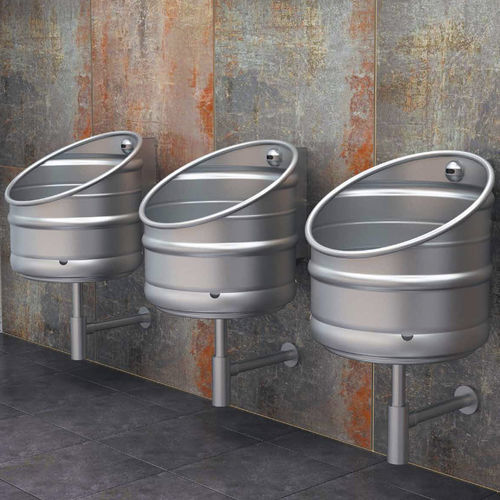 Писсуар из нержавеющей стали - KEG - SUPRATECH - настенный / с фотоэлементом / для профессионального использования