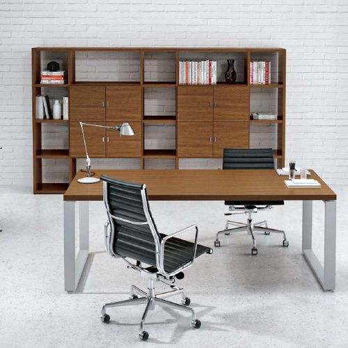 Директорский рабочий стол - ARCHIMEDE : 1011 - Castellani.it srl - современный / из дерева / из стали