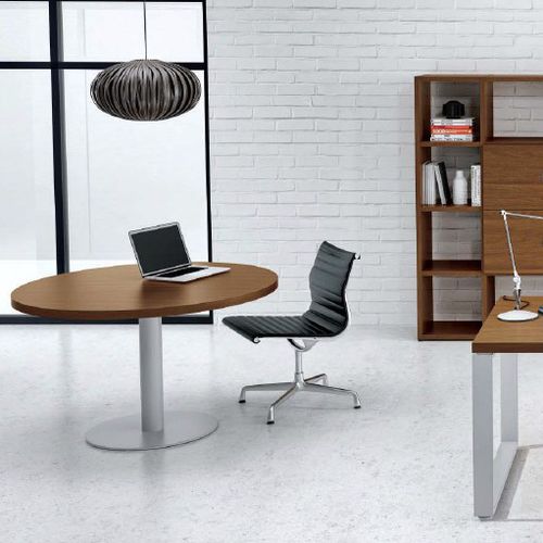Современный стол для собраний - ARCHIMEDE : 5012D1201 - Castellani.it srl - из металла / из меламина / круглый