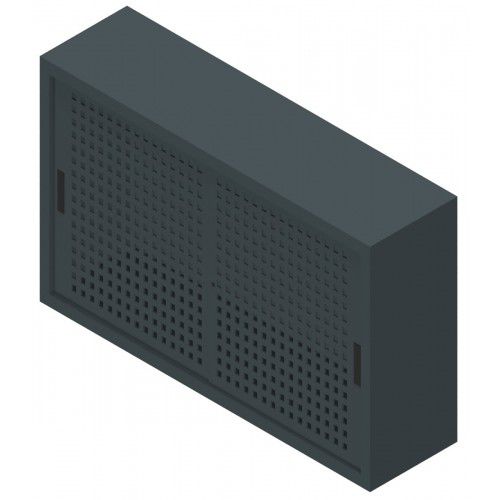 Высокий шкаф для папок - SL1593 - Castellani.it srl - из дерева / с раздвижными дверями / современный