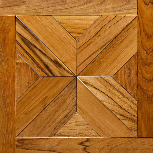 Паркет из массивной доски - CASSETTONE VENEZIA TEAK ASIA PRELEVIGATO VERNICIATO - MONPAR - из тикового дерева / покрытый лаком / приклеиваемый