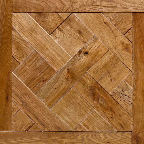 Паркет из массивной доски - CASSETTONE VERSAILLES OLMO ANTICO PRELEVIGATO CERATO - MONPAR - из вяза / под старину / приклеиваемый