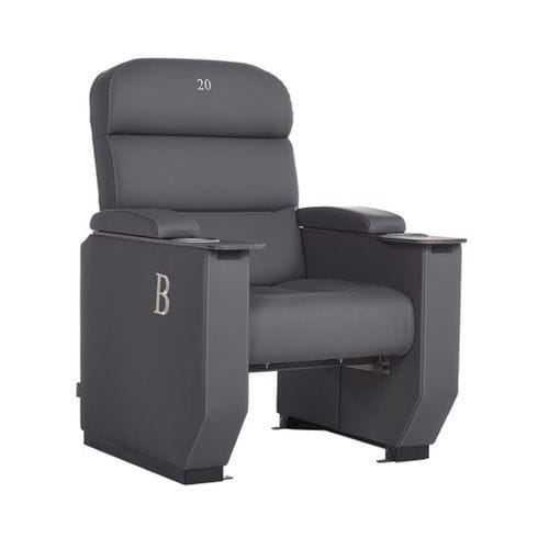 Кресло для кинотеатра из ткани - ARES SOFT EASY - Cinearredo Italia - домашний кинотеатр / серое / механизированное