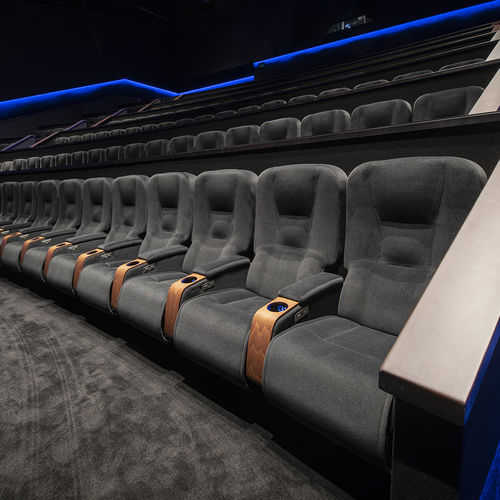Кресло для кинотеатра из ткани - ARCADIA - Cinearredo Italia - из дерева / домашний кинотеатр / черное