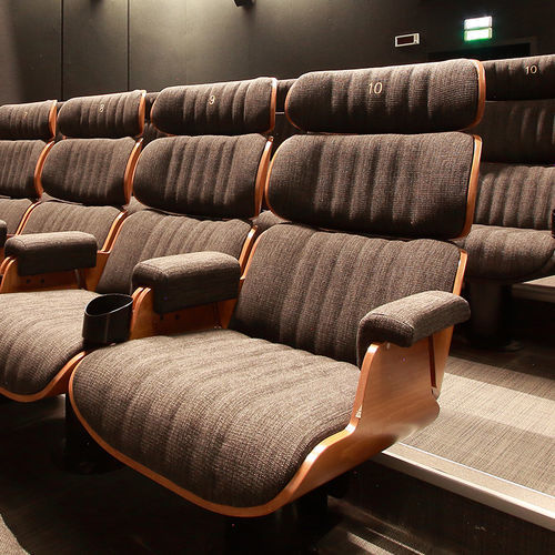 Кресло для кинотеатра из ткани - LUCKY - Cinearredo Italia - из фанеры / домашний кинотеатр / серое