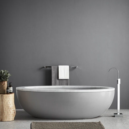 Овальная ванна - VESSEL - Claybrook interiors - отдельностоящая / для жилых зданий / для профессионального использования